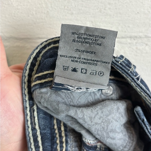 Silver Suki Surplus Woman’s Denim Darkwash Capri Casual Summer Jeans Size W30 - Picture 8 of 8